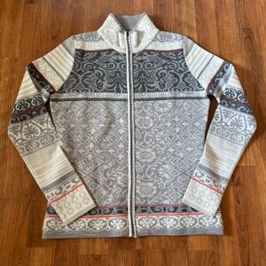Icelandic Designs Wool Blend Zip Up Size Small